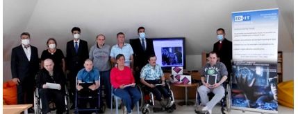 Slávnostné otvorenie projektu „Digitálne zručnosti klientov centra sociálnych služieb“