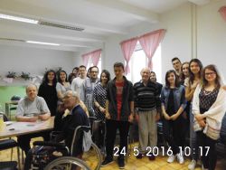 Návšteva študentov - 24. 05. 2016